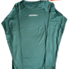 Playeras de compresión YOUNGLA manga larga-Verde Lisa